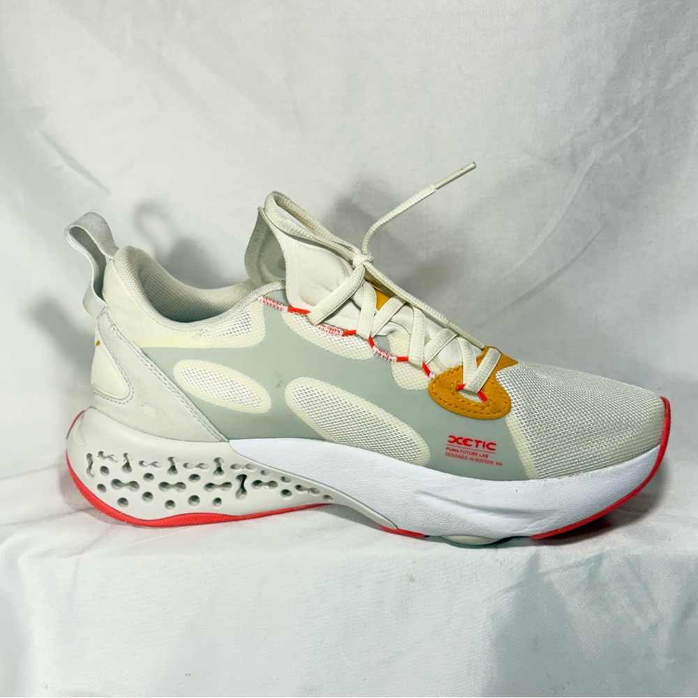Puma XETIC Halflife Ivory Glow Sunblaze Women’s size 10 - Picture 2 of 11